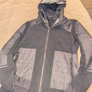 lululemon athletica Quilted Hooded Puffer Jacket - Black/Charcoal